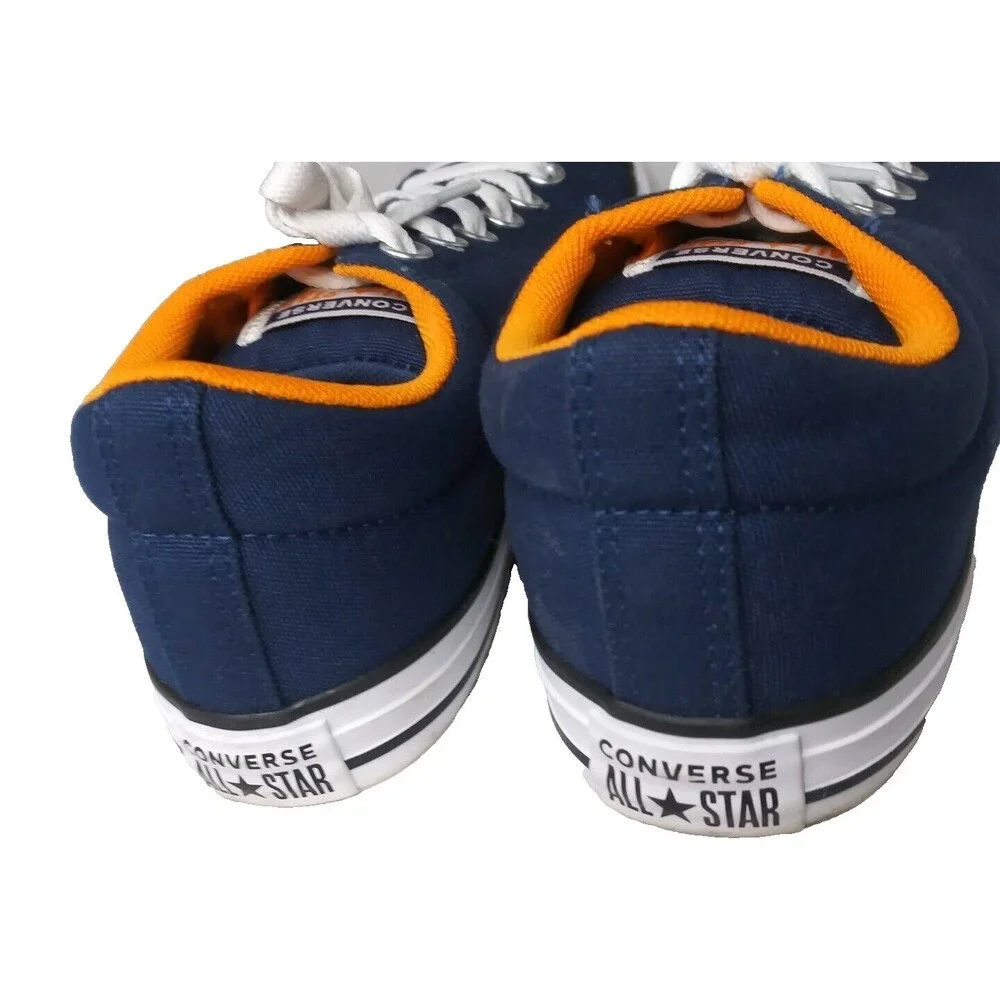 Converse Street Slip Navy Orange Rind White Shoes Size 5.5